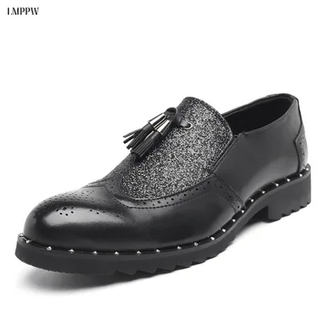 2020 Men Brogues Tassel Genuine Leather Shoes Men Classic Business Formal Shoes Men's Flats Shoes Mens Fashion Casual Shoes2.5a
2020 Men Brogues Tassel Genuine Leather Shoes Men Classic Business Formal Shoes Men's Flats Shoes Mens Fashion Casual Shoes2.5a