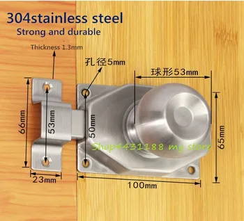 Hot!!100*65mm 304Stainless steel latch door bolt security door anti-theft latch lock bathroom thickened wall mounted door latch
Hot!!100*65mm 304Stainless steel latch door bolt security door anti-theft latch lock bathroom thickened wall mounted door latch