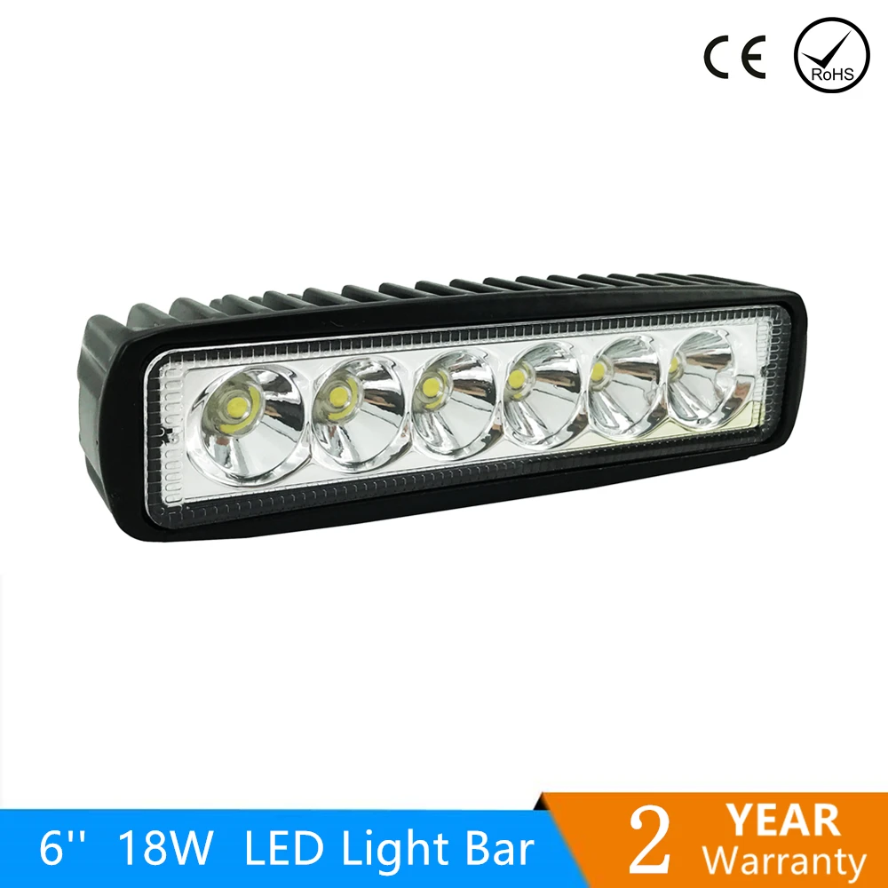 High Quality 6'' 18W LED work light bar for Car Offroad Boat Truck SUV ATV 4WD 4x4 Trator Spot Flood LED work light Fog lamp 12V
High Quality 6'' 18W LED work light bar for Car Offroad Boat Truck SUV ATV 4WD 4x4 Trator Spot Flood LED work light Fog lamp 12V