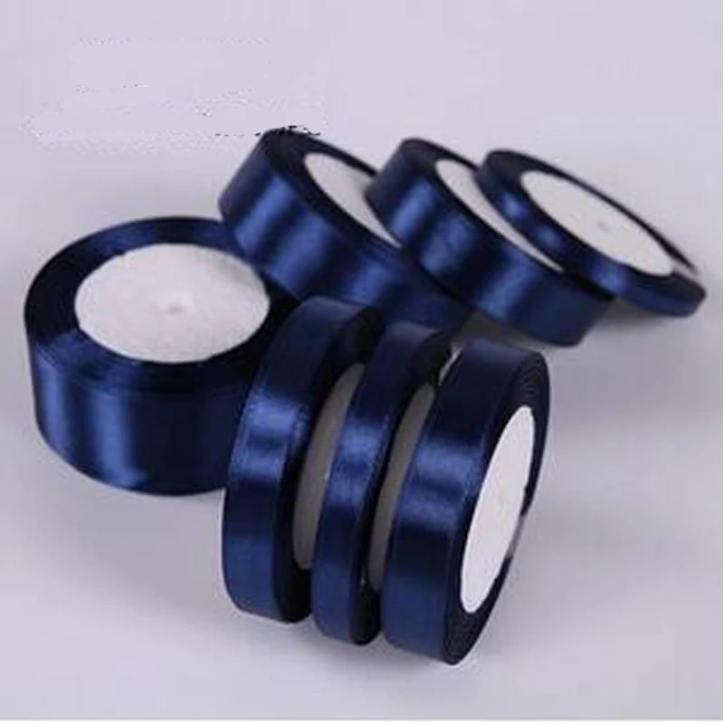 25Yards 22meter Navy Blue Polyester Satin Fabric Ribbon Chrismas Wedding Party Prom Decoration Cake Wrap Ribbons DIY Accessories
25Yards 22meter Navy Blue Polyester Satin Fabric Ribbon Chrismas Wedding Party Prom Decoration Cake Wrap Ribbons DIY Accessories