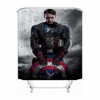 Custom Avengers Captain America Waterproof Shower Curtain Home Bath Bathroom s Hooks Polyester Fabric Multi Sizes180509-02-14
Custom Avengers Captain America Waterproof Shower Curtain Home Bath Bathroom s Hooks Polyester Fabric Multi Sizes180509-02-14