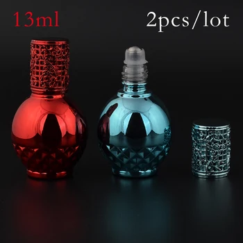 MUB - 1PC 13ml Steel Ball Roll-On Refillable Perfume Bottle Empty Glass Perfume Case Essential Oils Bottle With High Quality Cap
MUB - 1PC 13ml Steel Ball Roll-On Refillable Perfume Bottle Empty Glass Perfume Case Essential Oils Bottle With High Quality Cap