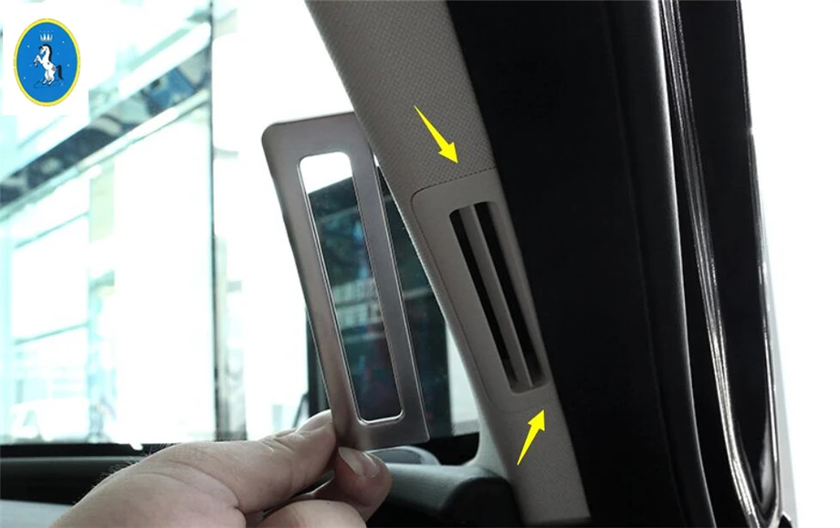 Yimaautotrim авто аксессуар Внутренняя дверь столб Кондиционер AC выход Вентиляционное покрытие Накладка для Jaguar XF 2016 2017 2018 2019
Yimaautotrim авто аксессуар Внутренняя дверь столб Кондиционер AC выход Вентиляционное покрытие Накладка для Jaguar XF 2016 2017 2018 2019