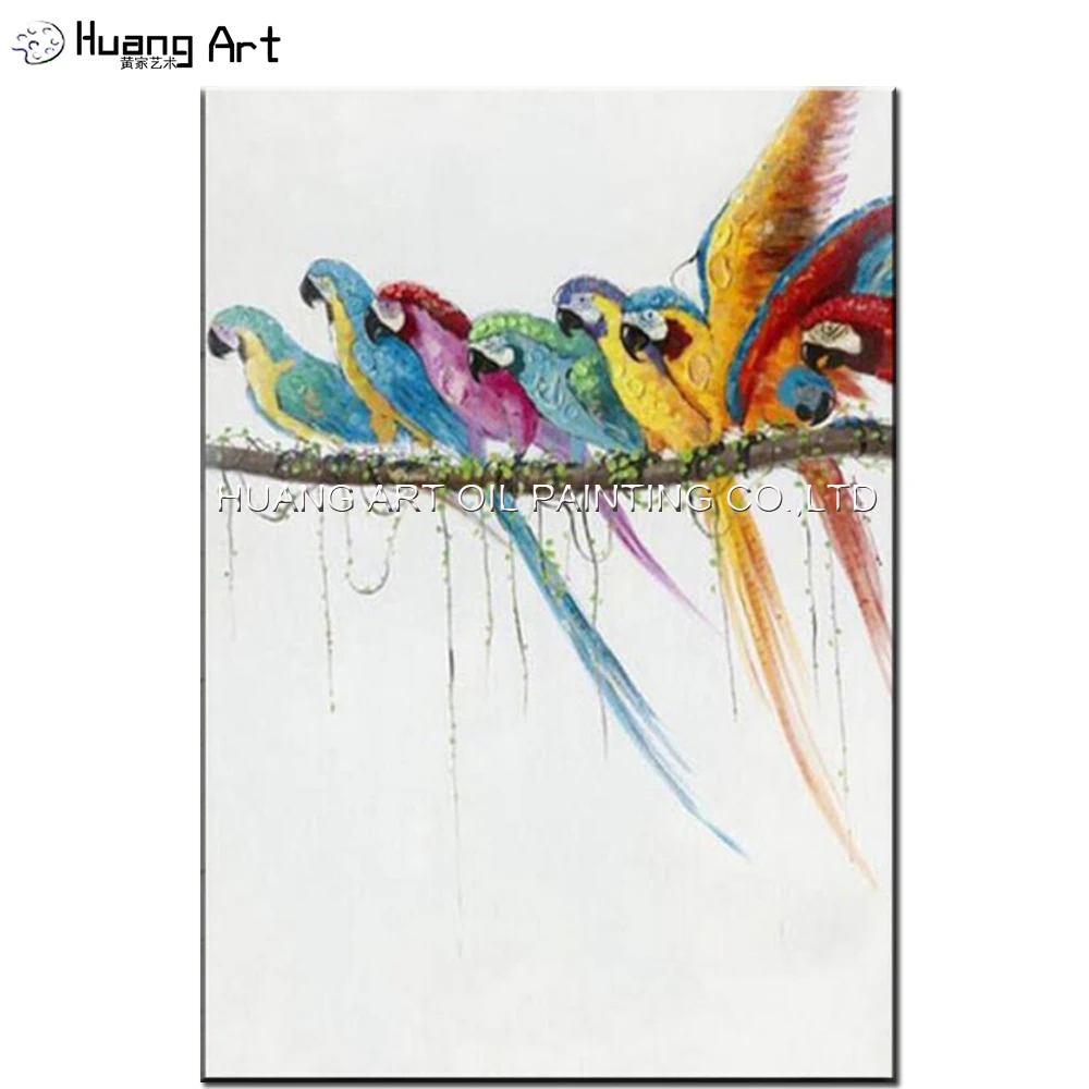 Large Size Free Shipping 100% Hand-painted Oil Painting Group of Beautiful Parrot in the Tree Branches Home Decoration Pictures
Large Size Free Shipping 100% Hand-painted Oil Painting Group of Beautiful Parrot in the Tree Branches Home Decoration Pictures