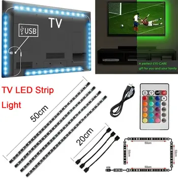 New USB LED strip 5050 RGBW RGBWW with Controller Flexible Strip BackLight for TV Background Bias Lighting Remote Control
New USB LED strip 5050 RGBW RGBWW with Controller Flexible Strip BackLight for TV Background Bias Lighting Remote Control