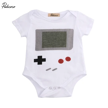 Lovely Baby Boy Girls Jumpsuit Bodysuit,Newborn boys game player Bodysuits,Infant Kids Clothes Outfit 0-24
Lovely Baby Boy Girls Jumpsuit Bodysuit,Newborn boys game player Bodysuits,Infant Kids Clothes Outfit 0-24