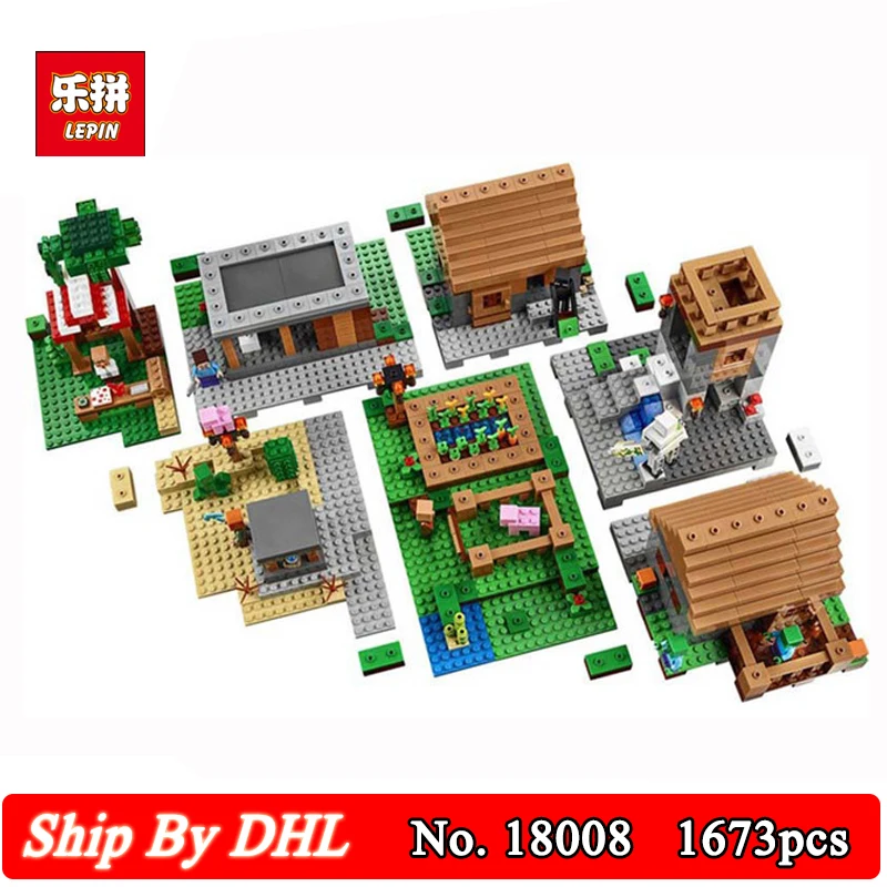 1673pcs Lepin 18008 My World Series Village Model Building Kit Blocks Bricks Children Toy DHL
1673pcs Lepin 18008 My World Series Village Model Building Kit Blocks Bricks Children Toy DHL