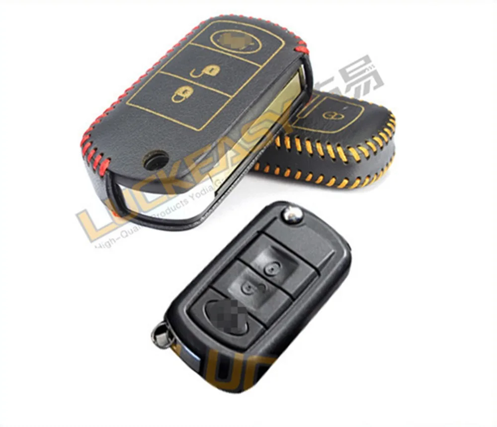 Genuine Leather Remote Car Key Case Fob Cover for Land Rover Discovery 3 Key Holder Wallet Cover
Genuine Leather Remote Car Key Case Fob Cover for Land Rover Discovery 3 Key Holder Wallet Cover