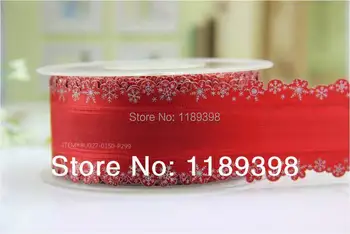 N1002 38MM X 25yards Wired Snowflake Edges Christmas Xmas Ribbon
N1002 38MM X 25yards Wired Snowflake Edges Christmas Xmas Ribbon