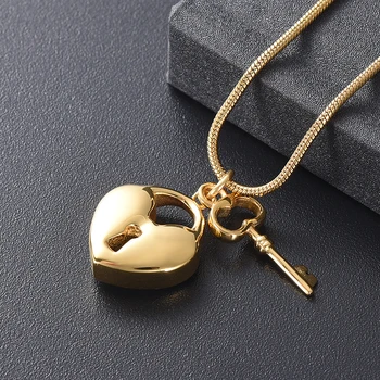 LKJ11532 Eternal Memorial Urn Necklace Keep Secret in Your Heart Women Accessories Jewelry Stainless Steel Cremation Key Locket
LKJ11532 Eternal Memorial Urn Necklace Keep Secret in Your Heart Women Accessories Jewelry Stainless Steel Cremation Key Locket