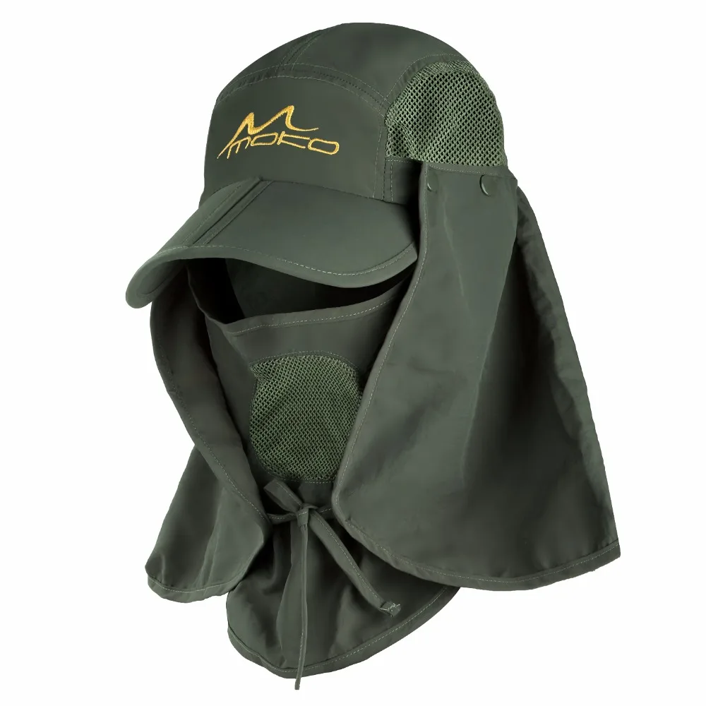 Fishing Hat Sun Cap for Men Women, Outdoor UPF 50 Sun Protection with Removable Neck Flap & Face Cover Mask for Hiking, Camping
Fishing Hat Sun Cap for Men Women, Outdoor UPF 50 Sun Protection with Removable Neck Flap & Face Cover Mask for Hiking, Camping