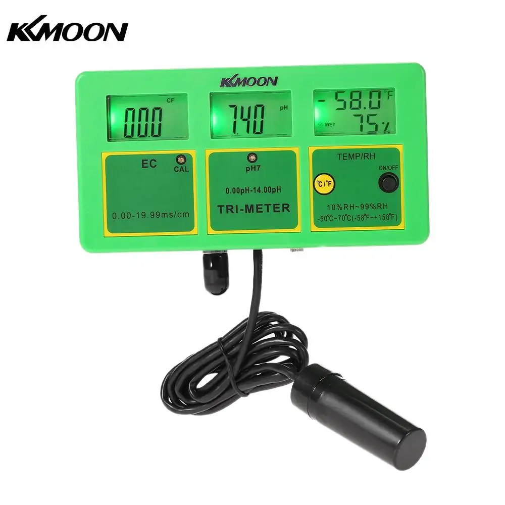 4 in 1 Multi-parameter Water Tester PH Meter Digital LCD Multi-function Monitor pH / RH / EC(TDS) / TEMP Water Quality Tester
4 in 1 Multi-parameter Water Tester PH Meter Digital LCD Multi-function Monitor pH / RH / EC(TDS) / TEMP Water Quality Tester