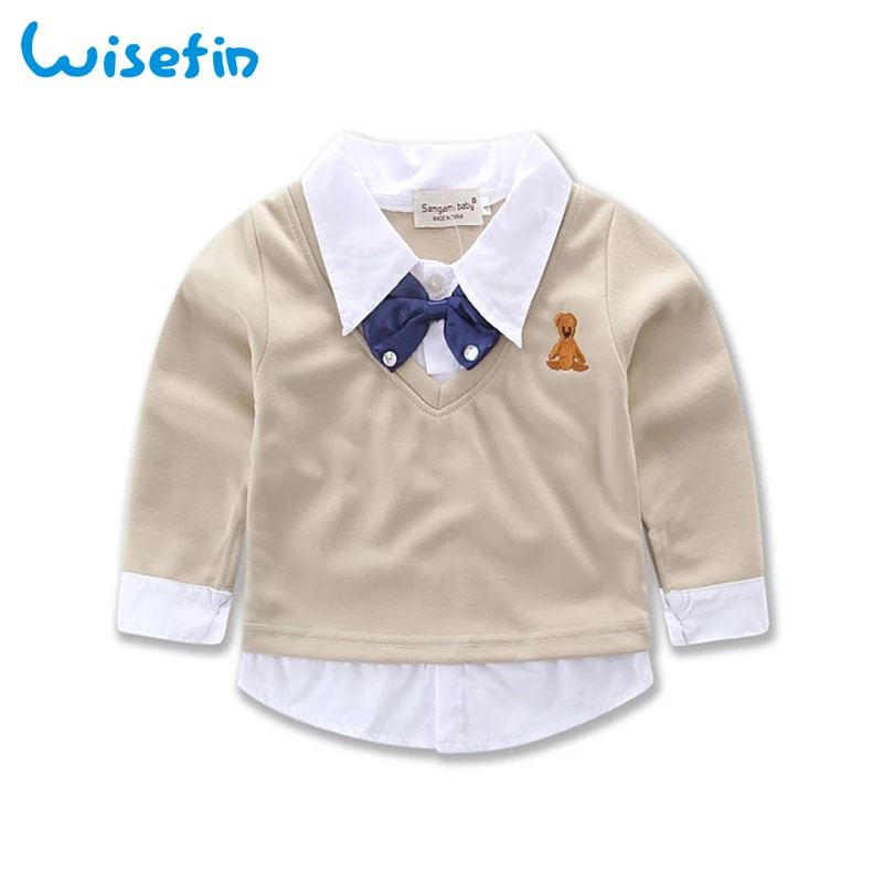 Wisefin Gentleman Clothes Boy Set Winter Toddler Boys Clothing Set