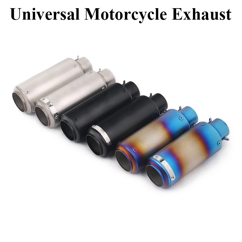 Universal Motorcycle SC Racing Project Exhaust Escape Modified Scooter Muffler For Ninja 250 Z900 R6 CBR1000RR S1000RR Z1000 ATV
Universal Motorcycle SC Racing Project Exhaust Escape Modified Scooter Muffler For Ninja 250 Z900 R6 CBR1000RR S1000RR Z1000 ATV