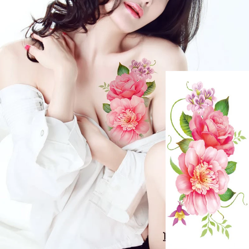 1pc rose artificial flowers arm shoulder tattoo stickers flash henna tattoo fake waterproof temporary tattoos sticker women body
1pc rose artificial flowers arm shoulder tattoo stickers flash henna tattoo fake waterproof temporary tattoos sticker women body