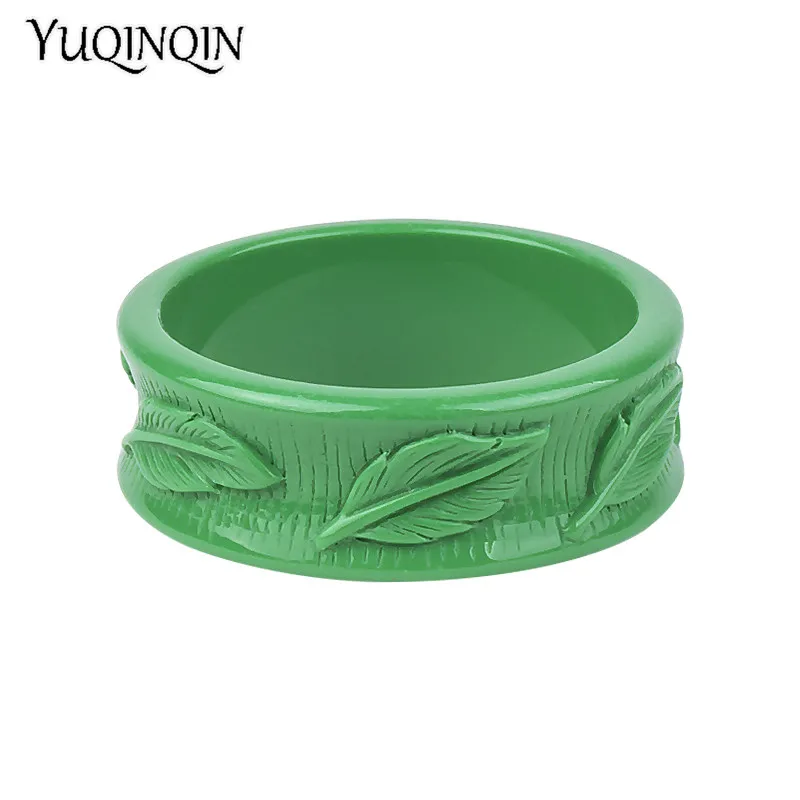 Trendy Resin Cuff Engraved Leaf Fashion Bracelet Bangles for Women Green Acrylic Wide Bracelet Female Simple Charm Party Jewelry
Trendy Resin Cuff Engraved Leaf Fashion Bracelet Bangles for Women Green Acrylic Wide Bracelet Female Simple Charm Party Jewelry