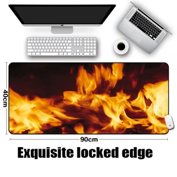 Mairuige Creative Pc Computer Game Mousepad Fire Pattern Mice Pad Flame Texture Effects Large Size Mousepad Game for LOL CSGO
Mairuige Creative Pc Computer Game Mousepad Fire Pattern Mice Pad Flame Texture Effects Large Size Mousepad Game for LOL CSGO