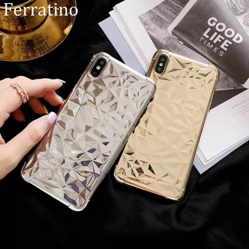 Luxury Diamond Foil Paper Phone Case for iPhone X XR XS Max 7 Plus Gold Silver TPU Case for iPhone 8 Plus 7 6 6s Cover Coque
Luxury Diamond Foil Paper Phone Case for iPhone X XR XS Max 7 Plus Gold Silver TPU Case for iPhone 8 Plus 7 6 6s Cover Coque