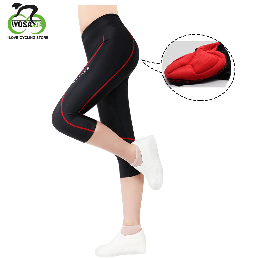 WOSAWE Anti-sweat Breathable Cycling Tights Bicycle Pants Bike Cycling Riding Clothing GEL Padded Trousers for Women
WOSAWE Anti-sweat Breathable Cycling Tights Bicycle Pants Bike Cycling Riding Clothing GEL Padded Trousers for Women