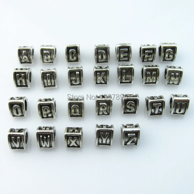 2015 New arrival 26 pcs/lot A-Z alphabet antique silver plated beads charms letter big beads charm fit diy Bracelets
2015 New arrival 26 pcs/lot A-Z alphabet antique silver plated beads charms letter big beads charm fit diy Bracelets