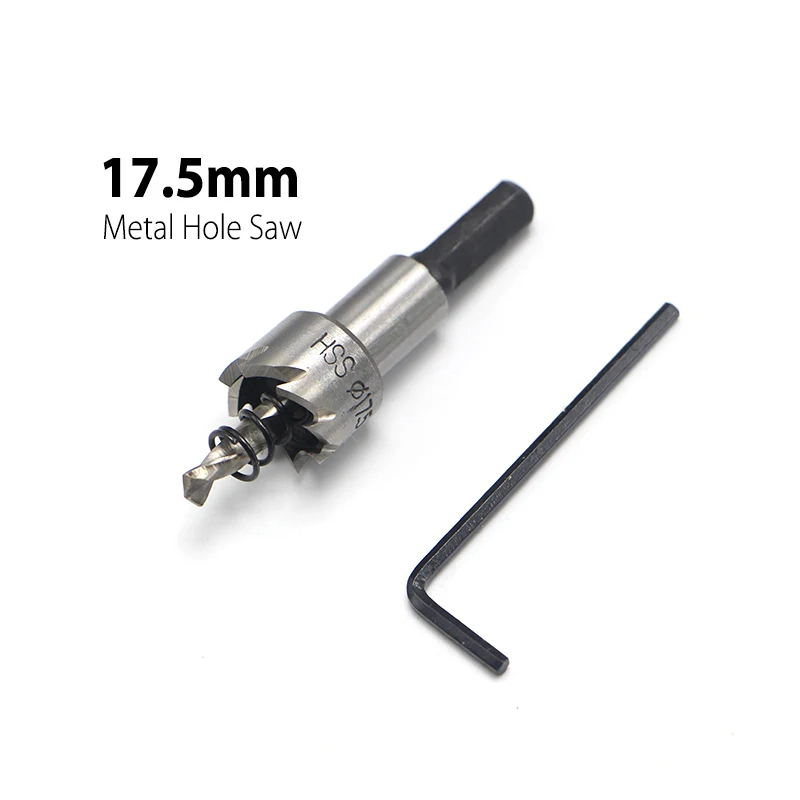 1Pc 17.5mm 0.69" Core Drill Bit Metal Hole Saw High Speed Steel Core Special for HSS Stainless Steel
1Pc 17.5mm 0.69" Core Drill Bit Metal Hole Saw High Speed Steel Core Special for HSS Stainless Steel