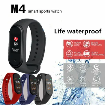 M4 Smart Bracelet Wrist Band Bluetooth Smart Watch Fitness Tracker Blood Pressure Heart Rate Wristband For IOS Android 3E09
M4 Smart Bracelet Wrist Band Bluetooth Smart Watch Fitness Tracker Blood Pressure Heart Rate Wristband For IOS Android 3E09