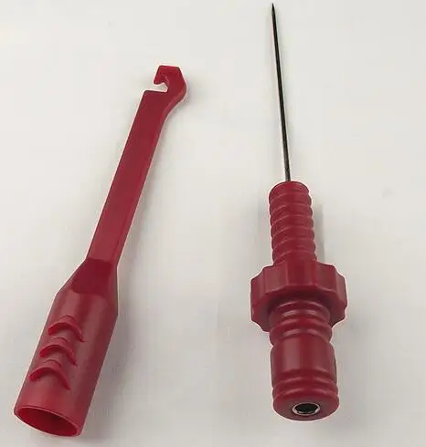 Cable Clips Piercing Test Clip with 4mm Banana seat Heavy-Duty Insulation Piercing Probe Automotive test Clip with back probe
Cable Clips Piercing Test Clip with 4mm Banana seat Heavy-Duty Insulation Piercing Probe Automotive test Clip with back probe