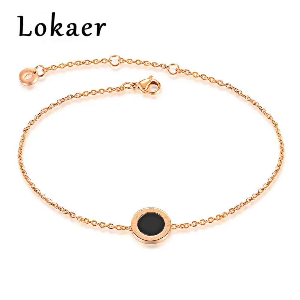 Lokaer Fashion Roman Numerals Anklet Bracelet For Women Rose Gold Color Anklet Bracelet Leg Chain Anklets Foot Jewelry OGZ038
Lokaer Fashion Roman Numerals Anklet Bracelet For Women Rose Gold Color Anklet Bracelet Leg Chain Anklets Foot Jewelry OGZ038