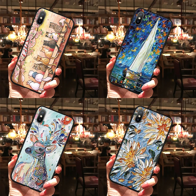 3D Relief Silicone Artistic TPU Case For iPhone X 6 6S 7 8 Plus XS Max XR 7Plus 8Plus 5 5S SE Emboss Cover For iPhone X 10 Case
3D Relief Silicone Artistic TPU Case For iPhone X 6 6S 7 8 Plus XS Max XR 7Plus 8Plus 5 5S SE Emboss Cover For iPhone X 10 Case