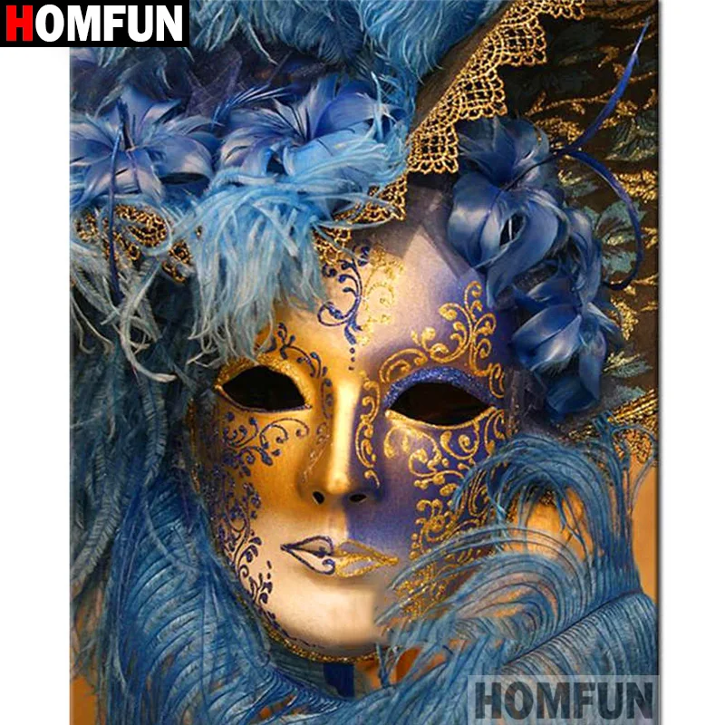 HOMFUN Full Square/Round Drill 5D DIY Diamond Painting "Beauty mask" 3D Diamond Embroidery Cross Stitch Home Decor A19676
HOMFUN Full Square/Round Drill 5D DIY Diamond Painting "Beauty mask" 3D Diamond Embroidery Cross Stitch Home Decor A19676