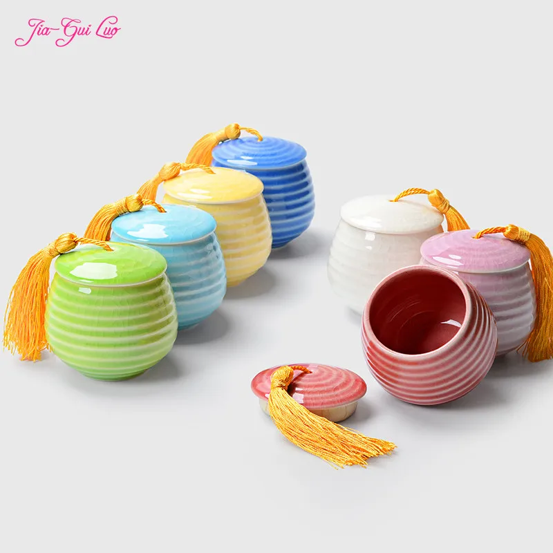 JIA-GUI LUO Stripe style ceramic tea pot gift storage tank tea pot sugar bowl salt tank storage tank D010
JIA-GUI LUO Stripe style ceramic tea pot gift storage tank tea pot sugar bowl salt tank storage tank D010