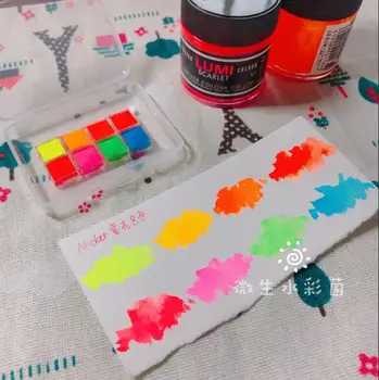NICKER Acuarela Aquarela Hayao Miyazaki anime watercolor fluorescent 8 color water color art painting sub-package sulu boya
NICKER Acuarela Aquarela Hayao Miyazaki anime watercolor fluorescent 8 color water color art painting sub-package sulu boya