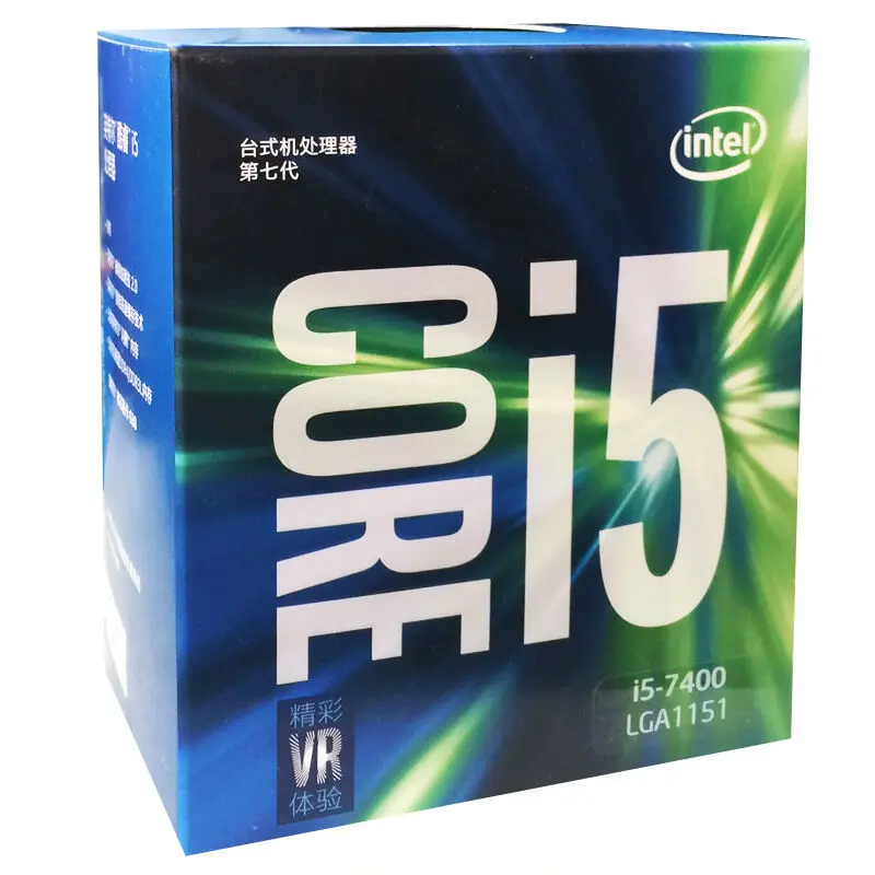 Intel Core i5 7 series Processor I5 7400 I5-7400 Boxed processor CPU LGA 1151-land FC-LGA 14 nanometers Quad-Core