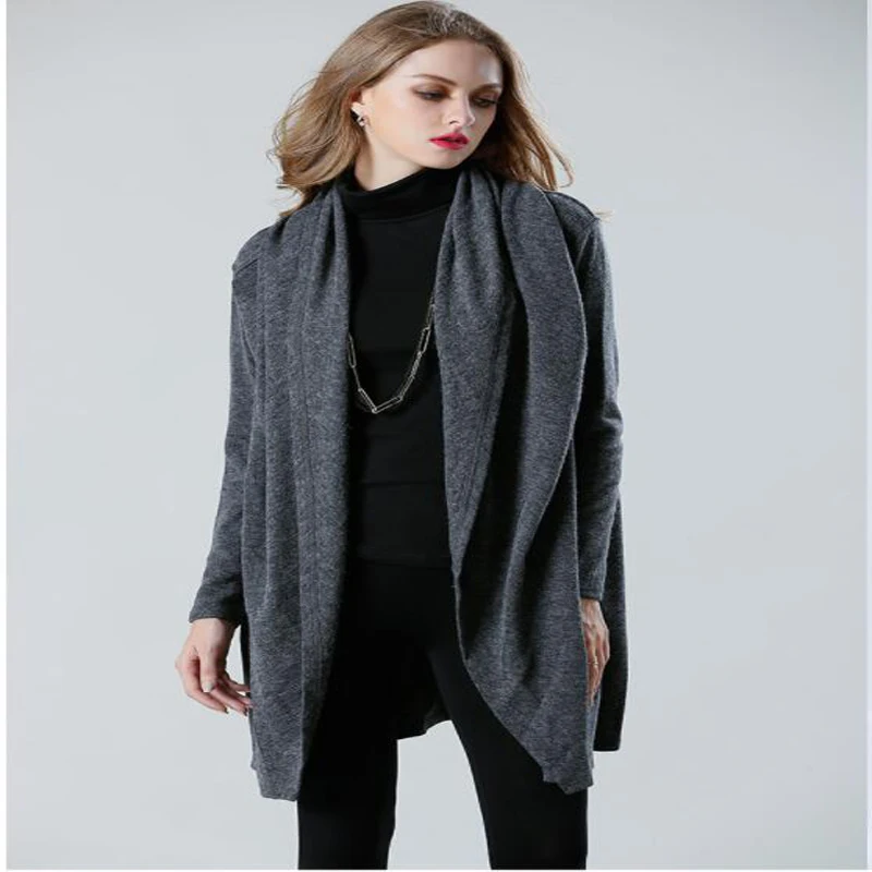Babbytoro Long Cardigan Women Oversized Loose Jumper Cardigan Outwear Coats New Fashion Women Clothes Black Grey
Babbytoro Long Cardigan Women Oversized Loose Jumper Cardigan Outwear Coats New Fashion Women Clothes Black Grey