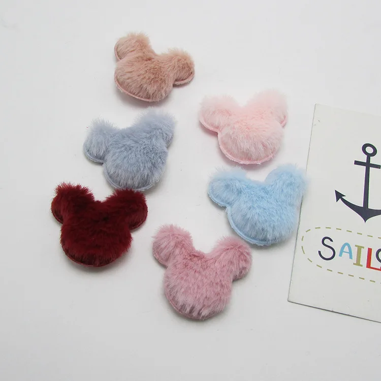 36pcs/lot 4*3.5cm plush Cat Shape Padded appliques for headwear decoration handmade hair accessories
36pcs/lot 4*3.5cm plush Cat Shape Padded appliques for headwear decoration handmade hair accessories