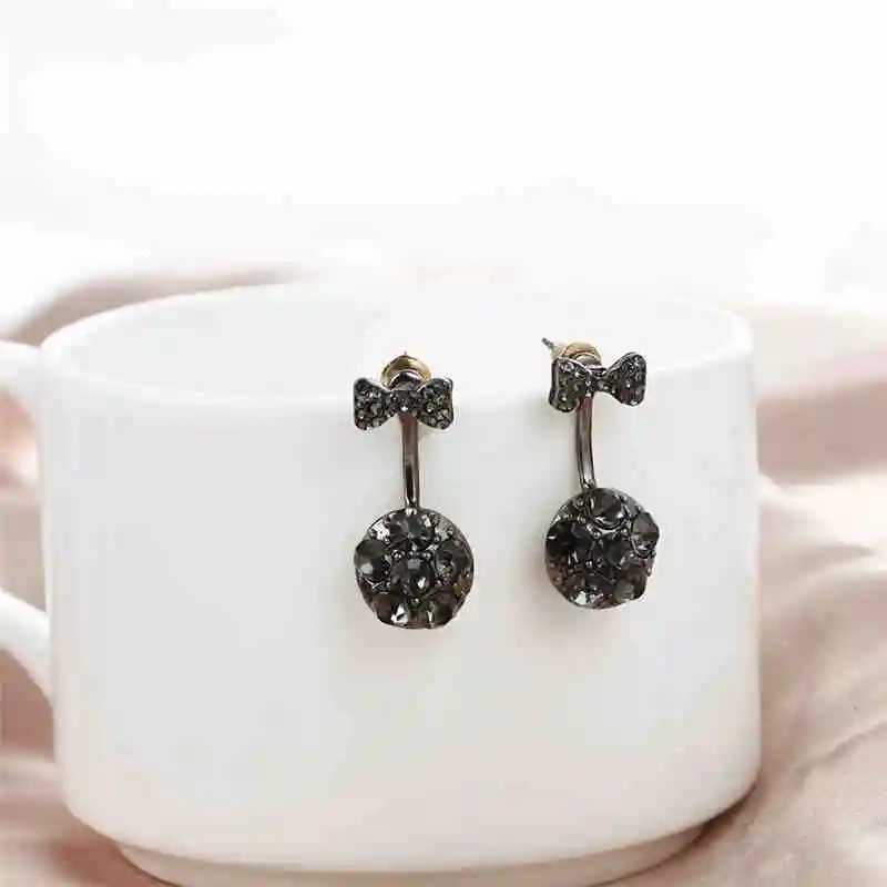 Black Crystal Statement Earrings Knot Design Fashion Women's Drop Earrings Party Jewelry For Friend Wholesale
Black Crystal Statement Earrings Knot Design Fashion Women's Drop Earrings Party Jewelry For Friend Wholesale