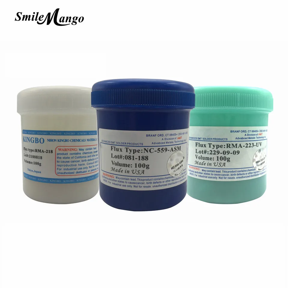 3pcs/lot NC-559-ASM+RMA-218+RMA-223-UV poaste of no-clean type used to solder bag and welding tools
3pcs/lot NC-559-ASM+RMA-218+RMA-223-UV poaste of no-clean type used to solder bag and welding tools