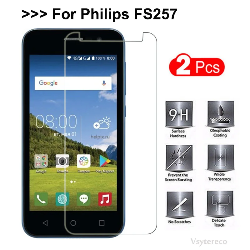 For Philips S257 Tempered Glass Screen Protector 2.5D 9H Smartphone Tempered Glass 9H Explosion-proof Protective Film on S 257
For Philips S257 Tempered Glass Screen Protector 2.5D 9H Smartphone Tempered Glass 9H Explosion-proof Protective Film on S 257