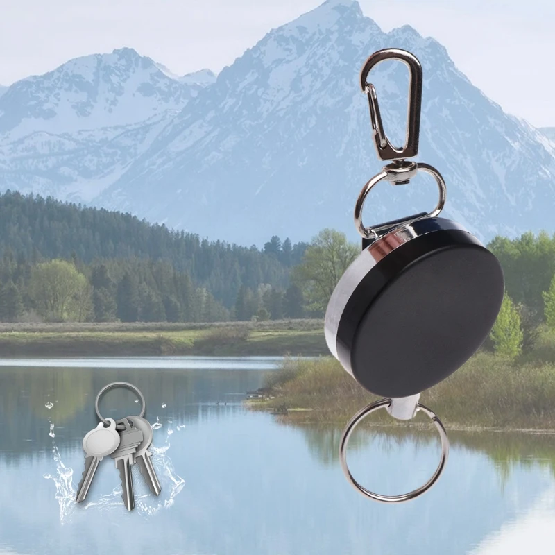 Fishing Tackle Boxes Fishing Zinger Retractor Key Ring Reel Holder Retractable Reel Badge Holder Steel Cable Tools Holders
Fishing Tackle Boxes Fishing Zinger Retractor Key Ring Reel Holder Retractable Reel Badge Holder Steel Cable Tools Holders