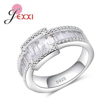 Elegant 925 Sterling Silver For Women Rings lovers Gift Wedding Engagement Rings Classic Crystal Rings Fashion Accessory
Elegant 925 Sterling Silver For Women Rings lovers Gift Wedding Engagement Rings Classic Crystal Rings Fashion Accessory