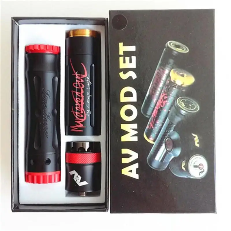 Electronic Cigarette Kit Avid Lyfe Double Tube Timekeeper V2 Mech Mod Mechanical Mod fit 510 Thread 18650 Battery Vape Pen Kits
Electronic Cigarette Kit Avid Lyfe Double Tube Timekeeper V2 Mech Mod Mechanical Mod fit 510 Thread 18650 Battery Vape Pen Kits