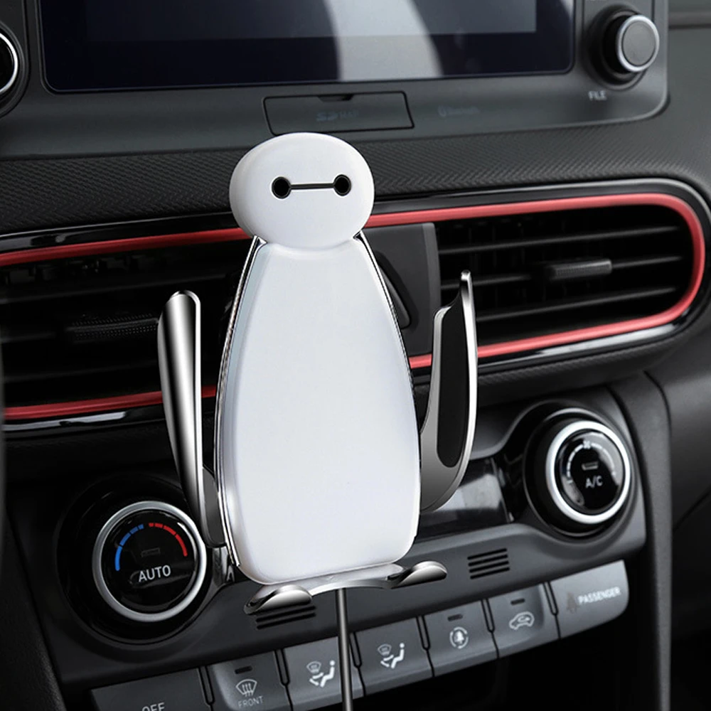 Kabym Auto Baymax Clamping Wireless Car Charger Air Vent Holder 360 Rotation Charging Mount Bracket For iphone For Huawei
Kabym Auto Baymax Clamping Wireless Car Charger Air Vent Holder 360 Rotation Charging Mount Bracket For iphone For Huawei