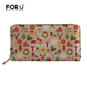 FORUDESIGNS Purse Merry Christmas Party 2018 Multifunction Wallet Women Purse Organizer Wallets Ladies Card Holder Coin Cases
FORUDESIGNS Purse Merry Christmas Party 2018 Multifunction Wallet Women Purse Organizer Wallets Ladies Card Holder Coin Cases