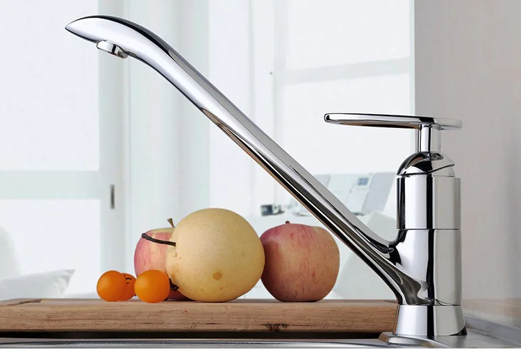Kitchen Faucet New Rotary Single Leading Fashion Home Furnishing Copper Chrome Kitchen Faucet Water Dish Basin Faucet
Kitchen Faucet New Rotary Single Leading Fashion Home Furnishing Copper Chrome Kitchen Faucet Water Dish Basin Faucet
