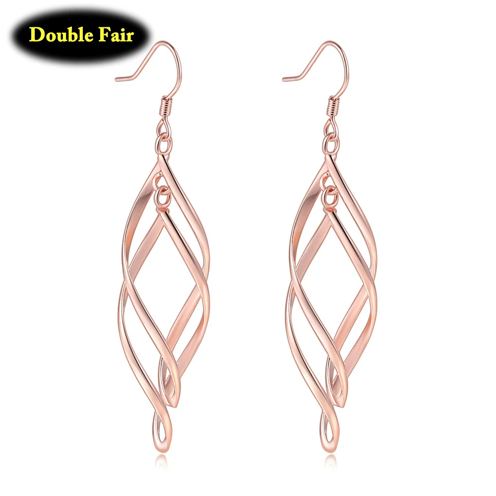 Twist Metal Loop Spiral Drop Earrings For Women Long Wave Dangle Earring Trendy Style Ear Jewelry For Lady DWE313M
Twist Metal Loop Spiral Drop Earrings For Women Long Wave Dangle Earring Trendy Style Ear Jewelry For Lady DWE313M