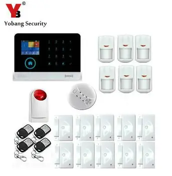 Yobang Security- WIFI GSM Alarm With RFID Keyfobs Intelligent Anti-Theft Alarm Remote APP control SMS Residential Burglar Alarm
Yobang Security- WIFI GSM Alarm With RFID Keyfobs Intelligent Anti-Theft Alarm Remote APP control SMS Residential Burglar Alarm