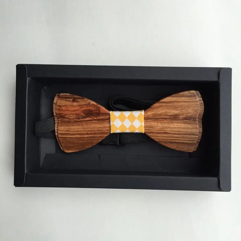 Фото Горячая Распродажа Новое поступление мужской галстук-бабочка из дерева