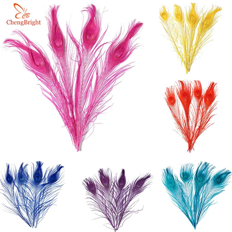 ChengBright Nice 10Pcs/lot Bright Color Natural Peacock Feathers Length 25-32CM 10-13inch Peacock Feather Diy Jewelry Decorative
ChengBright Nice 10Pcs/lot Bright Color Natural Peacock Feathers Length 25-32CM 10-13inch Peacock Feather Diy Jewelry Decorative