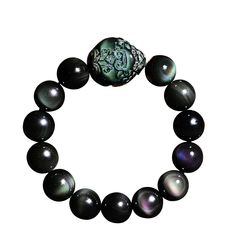 Natural Stones Obsidian Jewery Beads Bracelet 3 Colors Brave Troops pixiu Hand String Charme Bracelet auspicious For Women/Mens
Natural Stones Obsidian Jewery Beads Bracelet 3 Colors Brave Troops pixiu Hand String Charme Bracelet auspicious For Women/Mens