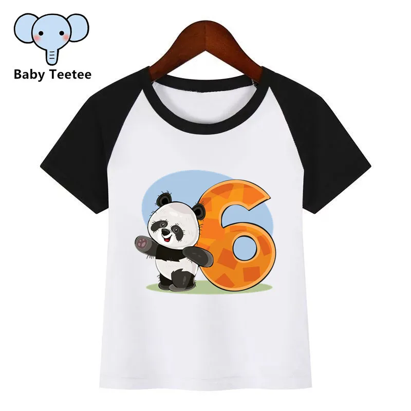 Birthday Panda Numbers 1-9 Print T Shirt Funny Clothes Children T-shirt Kids Fashion Clothing T Shirt Children Cartoon T-shirt
Birthday Panda Numbers 1-9 Print T Shirt Funny Clothes Children T-shirt Kids Fashion Clothing T Shirt Children Cartoon T-shirt